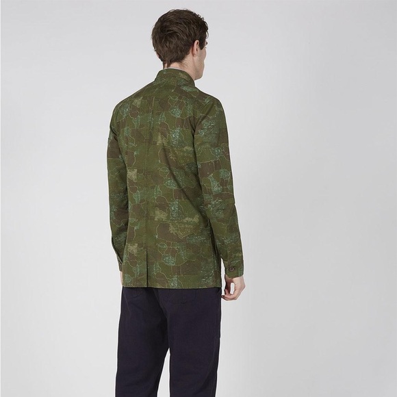 Realm & Empire Retro Mod Map Camo Combat Jacket XL - Picture 10 of 11